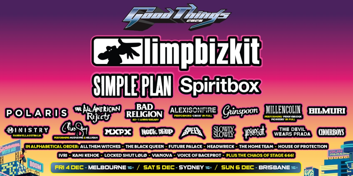 Limp Bizkit Leads Massive Good Things Festival 2026 Lineup