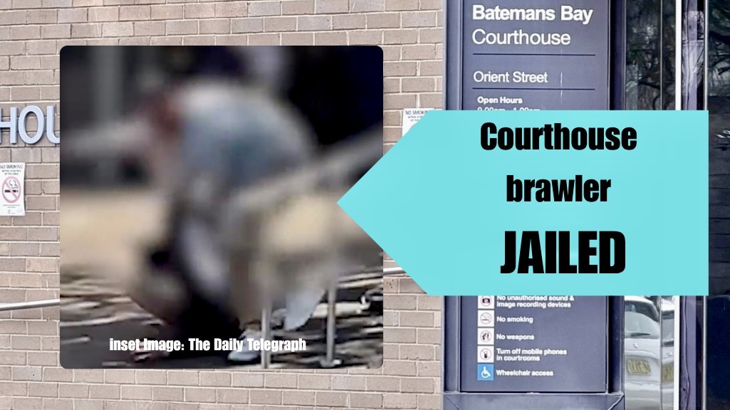 Court brawler jailed for one year after pleading guilty