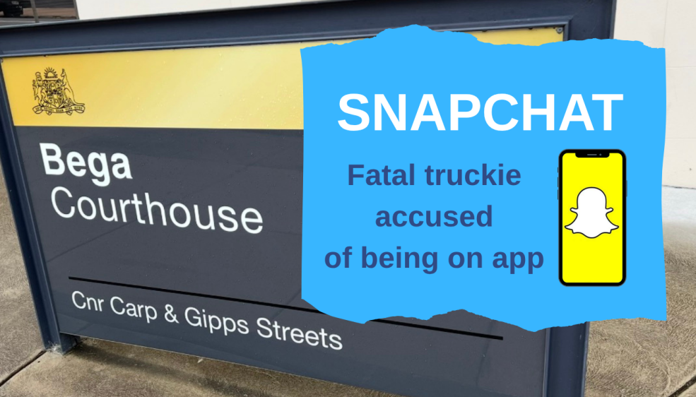 Truck driver allegedly on Snapchat when fatal crash happened
