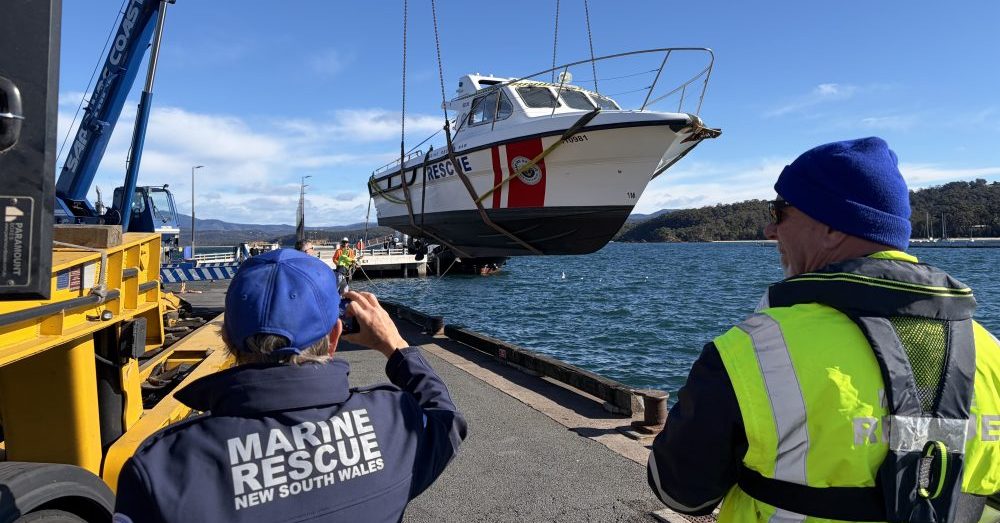 New local rescue vessel damaged before going into service